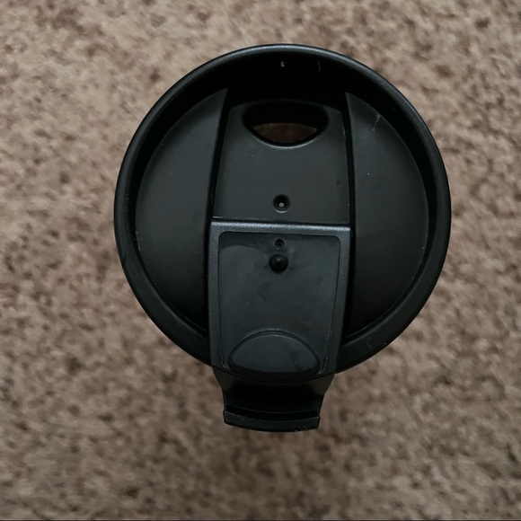 Starbucks burlap sparkly fall autumn tumbler w/flip top lid 16 oz 2013 - Picture 4 of 6